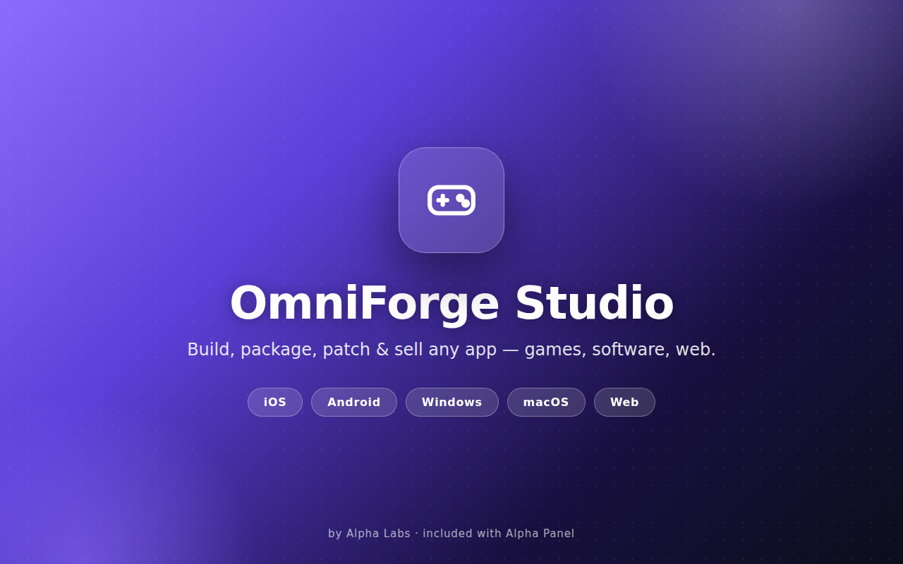 OmniForge Studio screenshot