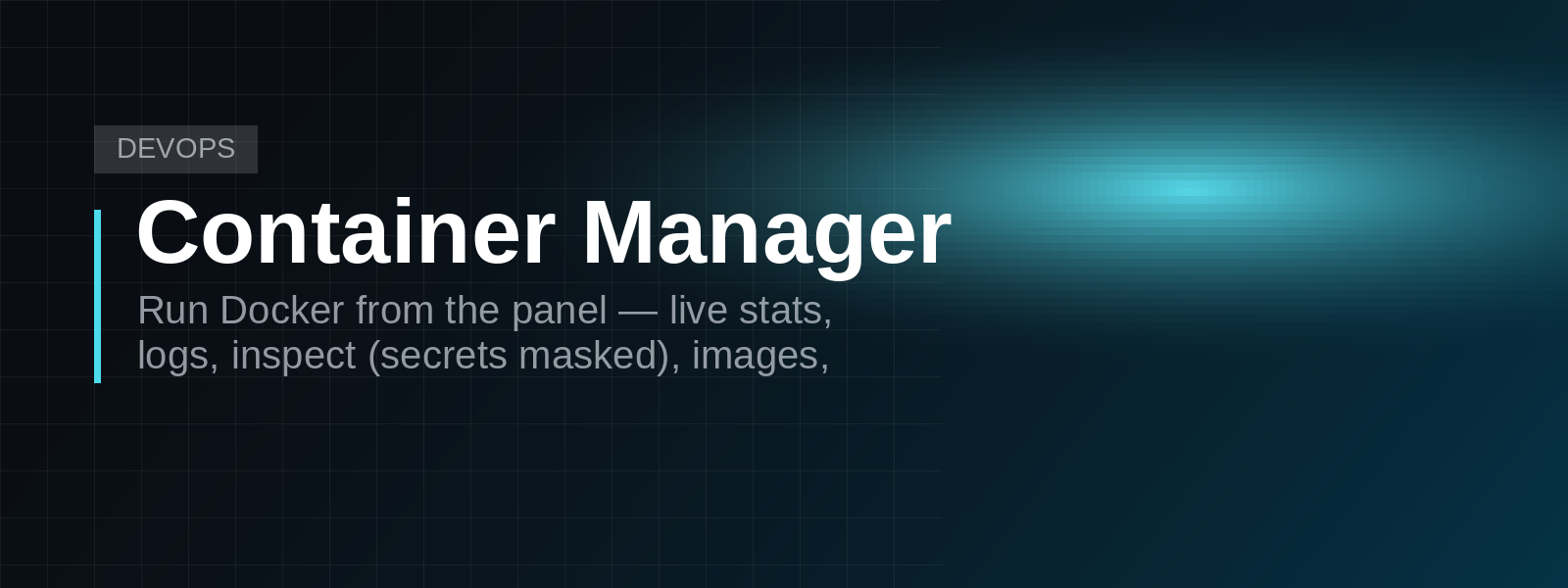 Container Manager screenshot